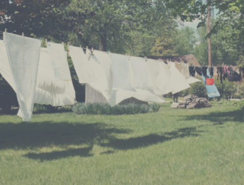 Benefits of drying your washing outside